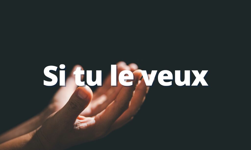 Si tu le veux