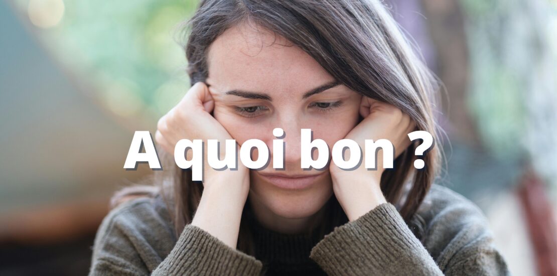 À quoi bon ?
